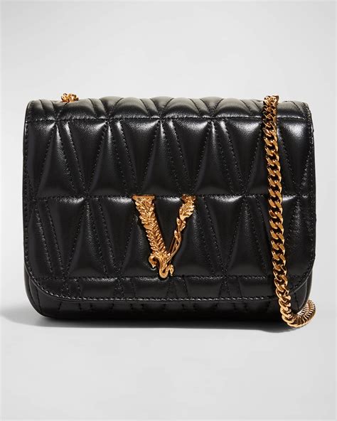 versace virtus quilted evening bag